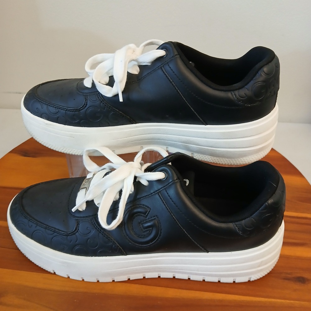 G by Guess Tilson Shoes Mens 10 Black Casual Sneakers GGTILSON-R